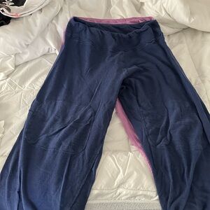 Free People Navy cotton lounge pants